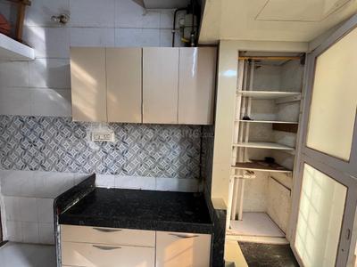 Kitchen Image of 550 Sq.ft 1 BHK Apartment / Flat for rent in Thane West Thane for Rs. 35000