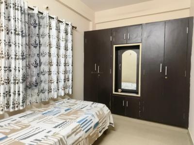 Bedroom Image of 1200 Sq.ft 2 BHK Builder Floor for rent in Sahakara Nagar Bengaluru for Rs. 30000