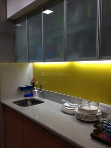 Kitchen Image of 650 Sq.ft 1.5 BHK Apartment / Flat for rent in Ashray Apartment, Bandra West Mumbai for Rs. 115000