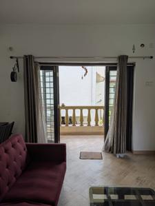 Balcony Image of 861 Sq.ft 1 BHK Apartment / Flat for rent in Donwaddo, Salvador Do Mundo, Bardez Goa for Rs. 30000