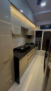 Kitchen Image of 550 Sq.ft 1 BHK Apartment / Flat for sale in Pragati CHS Adityaraj Central, Ghatkopar East Mumbai for Rs. 13700000