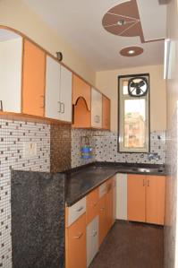 Kitchen Image of 500 Sq.ft 2 BHK Builder Floor for rent in Uttam Nagar New Delhi for Rs. 15000