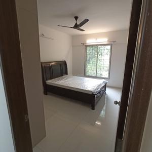 Bedroom Image of 1300 Sq.ft 3 BHK Apartment / Flat for rent in Ramesh Hermes Paras, Kalyani Nagar Pune for Rs. 80000