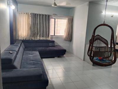 Hall Image of 1200 Sq.ft 2 BHK Apartment / Flat for rent in Vraj Vihar Apartment, Jodhpur Ahmedabad for Rs. 28000