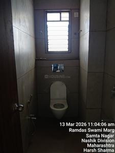 Bathroom Image of 1050 Sq.ft 2 BHK Apartment / Flat for rent in Kalpataru Nagar Nashik for Rs. 19000