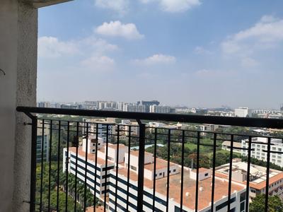Balcony Image of 1150 Sq.ft 3 BHK Apartment / Flat for rent in Prestige Sunrise Park, Electronic City Bengaluru for Rs. 45000