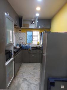 Kitchen Image of 1000 Sq.ft 2 BHK Apartment / Flat for sale in Kutighat Kolkata for Rs. 3800000