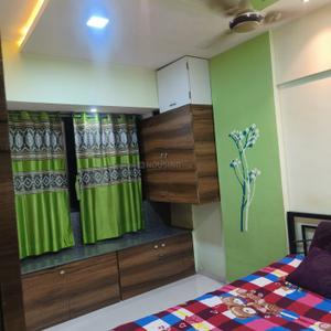 Bedroom Image of 550 Sq.ft 1 BHK Apartment / Flat for rent in Raunak Park, Pokhran- 2 Thane for Rs. 30000