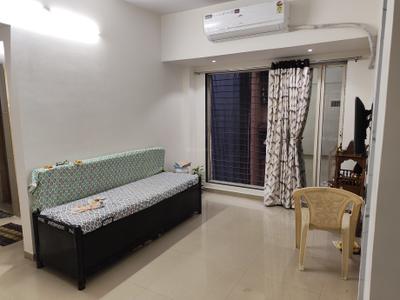 Living Room Image of 650 Sq.ft 1 BHK Apartment / Flat for sale in Saarvi Saarvi Residency, Kamothe Navi Mumbai for Rs. 6000000