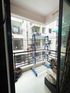 Balcony Image of 990 Sq.ft 2 BHK Apartment / Flat for sale in Nirnay Nagar Ahmedabad for Rs. 5000000