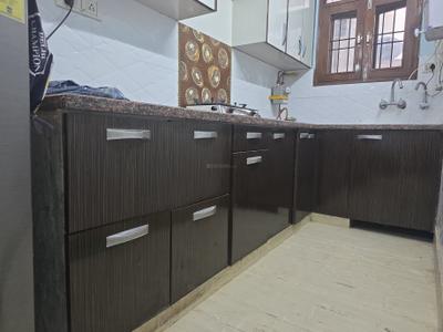 Kitchen Image of 400 Sq.ft 1 BHK Builder Floor for rent in Pitampura New Delhi for Rs. 22900