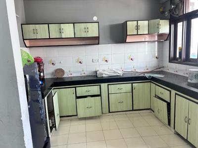 Kitchen Image of 1600 Sq.ft 3 BHK Apartment / Flat for rent in Aradhana Bhavyaa Tower, Sector 26 Jaipur for Rs. 25000