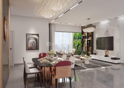 Hall Image of 1077 Sq.ft 2 BHK Apartment / Flat for sale in F Premium, Tathawade Pune for Rs. 8100000