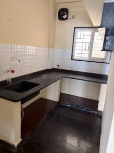 Kitchen Image of 600 Sq.ft 1 RK Independent House for rent in Thanisandra Bengaluru for Rs. 8000