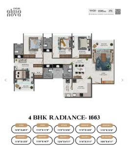 Image of 2245 Sq.ft 4 BHK Apartment / Flat for sale in Osian Almanova Phase 1, Mundhwa, Pune for Rs. 22000000