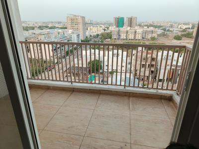 Balcony Image of 1500 Sq.ft 3 BHK Apartment / Flat for rent in Anadi Galaxy Bliss, Chhani Vadodara for Rs. 22000