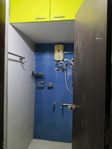 Common Bathroom One Image of 608 Sq.ft 1 BHK Apartment / Flat for sale in Raunak City 2, Kalyan West Kalyan for Rs. 4100000
