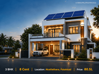 Image of 2501 Sq.ft 3 BHK Villa for sale in Olavakode, Palakkad for Rs. 8050000