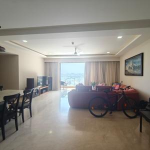 Hall Image of 3100 Sq.ft 4 BHK Apartment / Flat for rent in Advantage Pebble Bay, RMV Extension Stage 2 Bengaluru for Rs. 200000