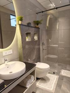 Bathroom Image of 1550 Sq.ft 3 BHK Apartment / Flat for sale in Vamana Arvindam, Utrathiya Zirakpur for Rs. 16900000