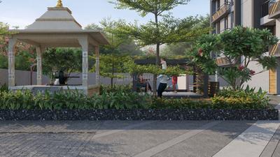 Image of 1260 Sq.ft 2 BHK Apartment / Flat for sale in Happy Uptown, South Bopal, Ahmedabad for Rs. 5598000