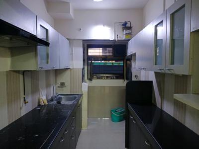 Kitchen Image of 900 Sq.ft 2 BHK Apartment / Flat for rent in Tridhaatu Morya, Chembur Mumbai for Rs. 78000