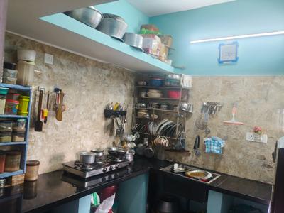 Kitchen Image of 600 Sq.ft 3 BHK Duplex for rent in R.K. Hegde Nagar Bengaluru for Rs. 25000