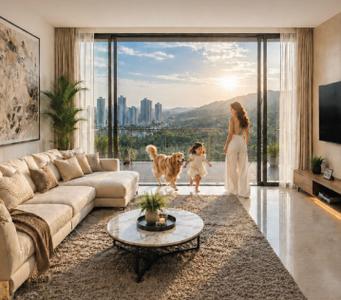 Brochure Image of 610 Sq.ft 1 BHK Apartment / Flat for sale in Raheja Lunaris 1 Callisto, Juinagar Navi Mumbai for Rs. 9900000