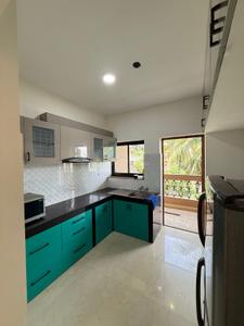 Kitchen Image of 1250 Sq.ft 3 BHK Apartment / Flat for rent in Panjim Goa for Rs. 80000