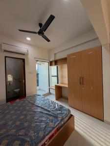 Bedroom Image of 500 Sq.ft 1 BHK Builder Floor for rent in Scheme 78 Indore for Rs. 14500