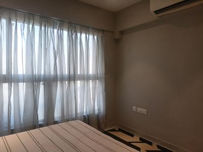Bedroom Image of 950 Sq.ft 2.5 BHK Apartment / Flat for rent in Raheja Acropolis, Chembur Mumbai for Rs. 100000
