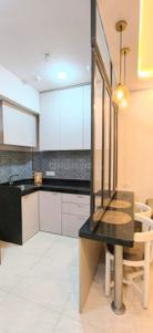 Kitchen Image of 450 Sq.ft 1 BHK Apartment / Flat for rent in Kolshet Thane for Rs. 35000