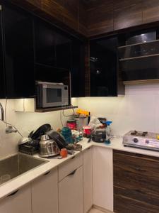 Kitchen Image of 900 Sq.ft 3 BHK Builder Floor for rent in Uttam Nagar New Delhi for Rs. 25000