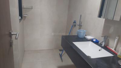 Bathroom Image of 640 Sq.ft 1 RK Studio for rent in Lodha Belmondo, Gahunje Pune for Rs. 37500