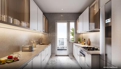 Kitchen Image of 1557 Sq.ft 3.5 BHK Builder Floor for sale in M3M Antalya Hills , Sector 79 Gurgaon for Rs. 18500000