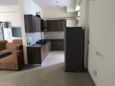 Kitchen Image of 1500 Sq.ft 3 BHK Apartment / Flat for rent in JM Aroma, Sector 75 Noida for Rs. 45000
