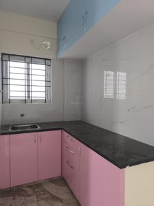 Kitchen Image of 550 Sq.ft 1 BHK Apartment / Flat for rent in Singasandra Bengaluru for Rs. 22000