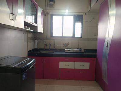 Kitchen Image of 650 Sq.ft 1 BHK Apartment / Flat for sale in Magarpatta Heliconia, Hadapsar Pune for Rs. 7500000
