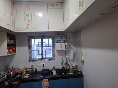 Kitchen Image of 1200 Sq.ft 1 BHK Independent House for rent in Prestige Song of the South, Begur Bengaluru for Rs. 15000