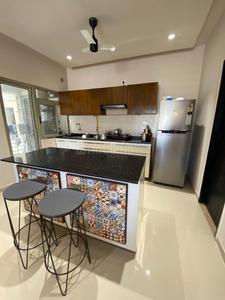 Kitchen Image of 1815 Sq.ft 3 BHK Apartment / Flat for rent in Adani The Meadows, Shantigram Ahmedabad for Rs. 65000