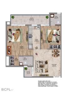 Image of 798 Sq.ft 2 BHK Apartment / Flat for sale in Sector 112, Faridabad for Rs. 7096000