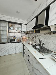 Kitchen Image of 2000 Sq.ft 3 BHK Apartment / Flat for rent in Vijay Nagar Indore for Rs. 50000