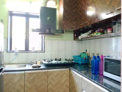 Kitchen Image of 980 Sq.ft 2 BHK Apartment / Flat for rent in Riya Manbhari Ananya, Harinavi Kolkata for Rs. 20000