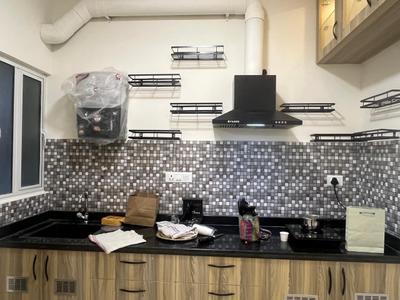 Kitchen Image of 555 Sq.ft 2 BHK Apartment / Flat for rent in Bren Northern Lights, Kogilu Bengaluru for Rs. 25000