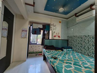 Bedroom Image of 610 Sq.ft 1 BHK Apartment / Flat for sale in Raikar Amrut Dham, Rabale Navi Mumbai for Rs. 7800000