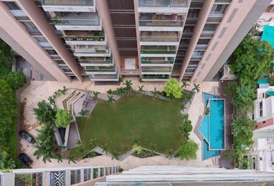 Balcony Image of 7500 Sq.ft 7 BHK Penthouse for sale in Ratnaakar BeauMonde, Jodhpur Ahmedabad for Rs. 105000000