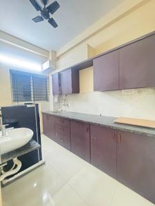 Kitchen Image of 900 Sq.ft 2 BHK Builder Floor for rent in Vijay Nagar Indore for Rs. 27000