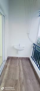 Balcony Image of 1750 Sq.ft 3 BHK Apartment / Flat for rent in Sri Aditya Wiiz Lagoon, Pragathi Nagar Hyderabad for Rs. 34000