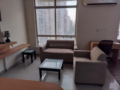 Hall Image of 460 Sq.ft 1 RK Studio for rent in Supertech Czar Suites, Omicron I Greater Noida for Rs. 17000