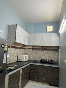Kitchen Image of 900 Sq.ft 2 BHK Apartment / Flat for rent in Lajpat Nagar New Delhi for Rs. 38000